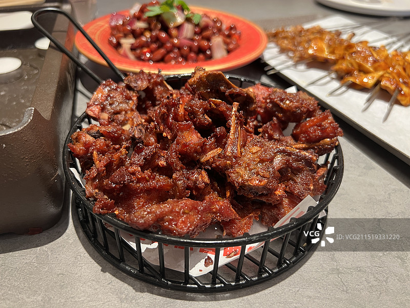 沈阳特色QQ鸡架图片素材