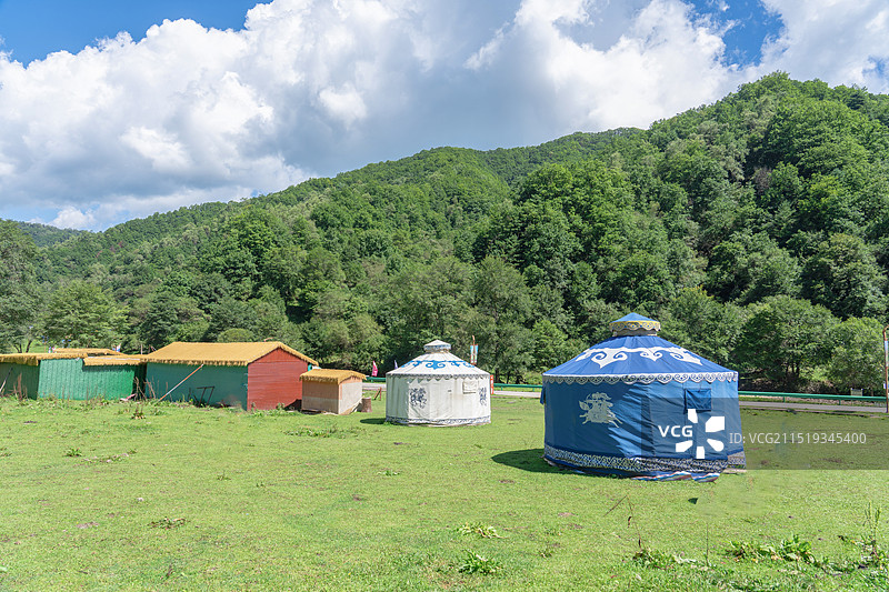 宝鸡大水川旅游景区图片素材