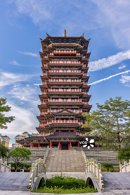 钦州市和谐公园景区和谐塔图片素材