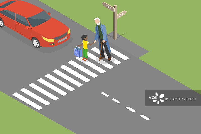 三维等距平面概念图图片素材