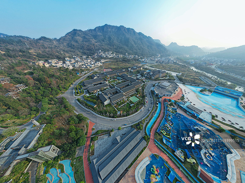 铜仁市石阡中国·石阡佛顶山温泉小镇旅游景区图片素材