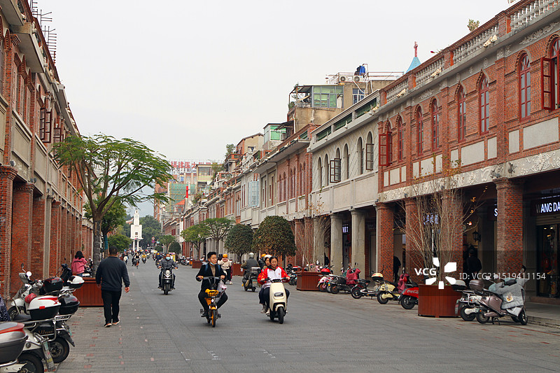 厦门中山路步行街区图片素材