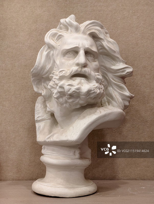 马赛石膏头像图片素材