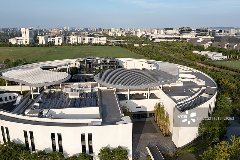 杭州余杭湖畔创研中心图片素材