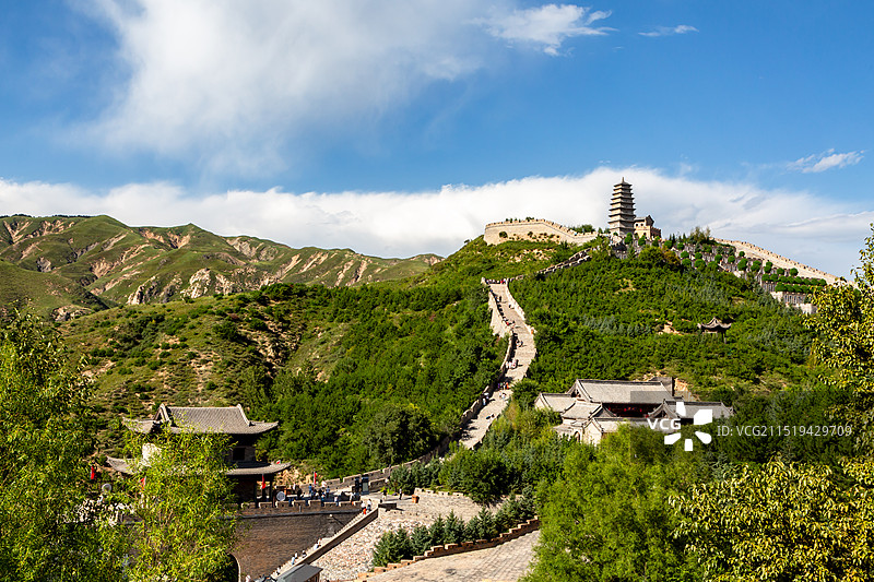 山西雁门关风光图片素材