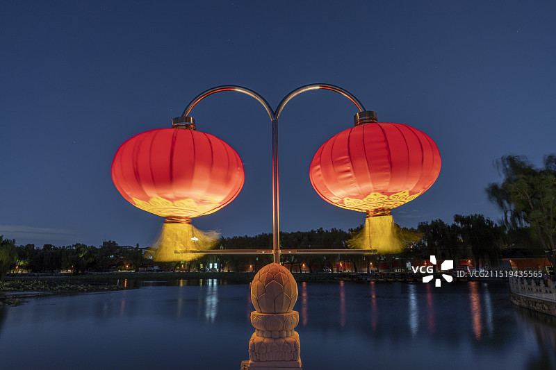 北海红灯笼图片素材