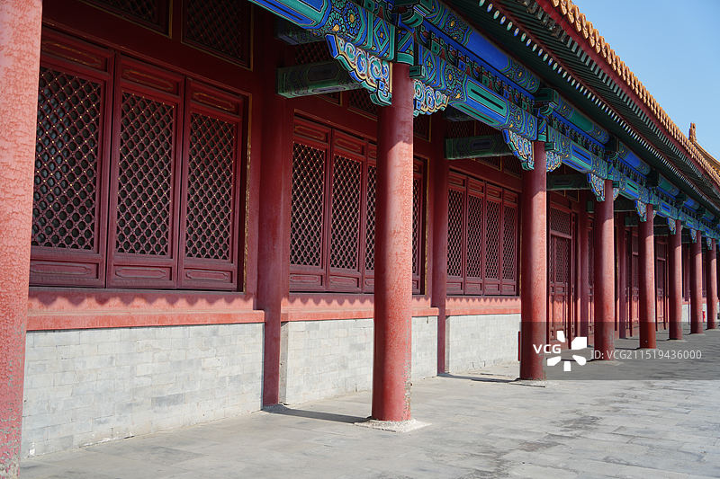 故宫军机处，北京中轴线，世界文化遗产图片素材