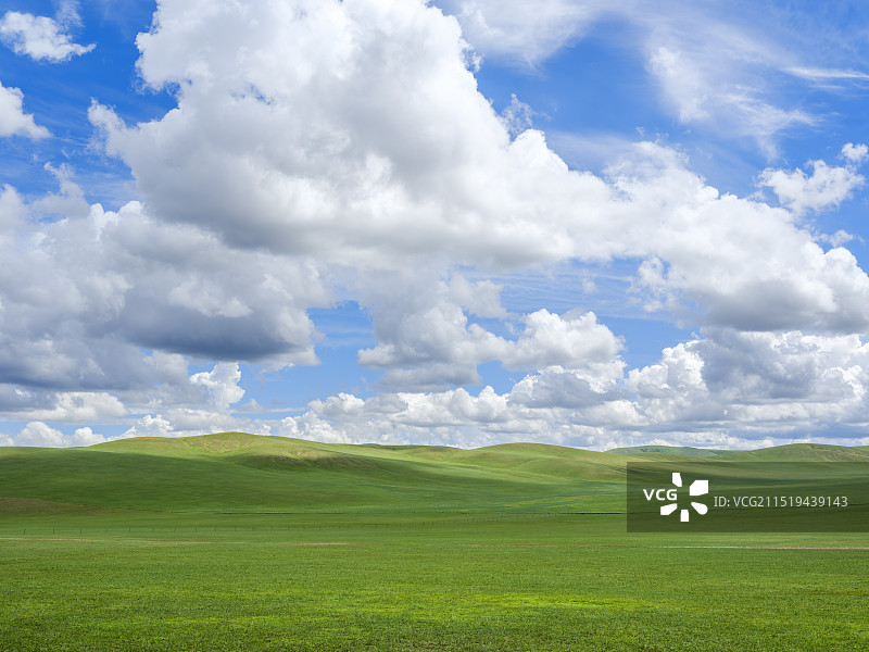 内蒙古锡林郭勒大草原乌兰五台风光图片素材