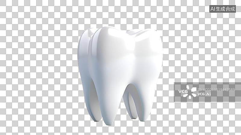 【AI数字艺术】爱牙日口腔医疗牙齿3D模型免抠元素图片素材