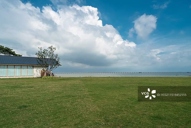 南京溧水，石臼湖自然风光图片素材