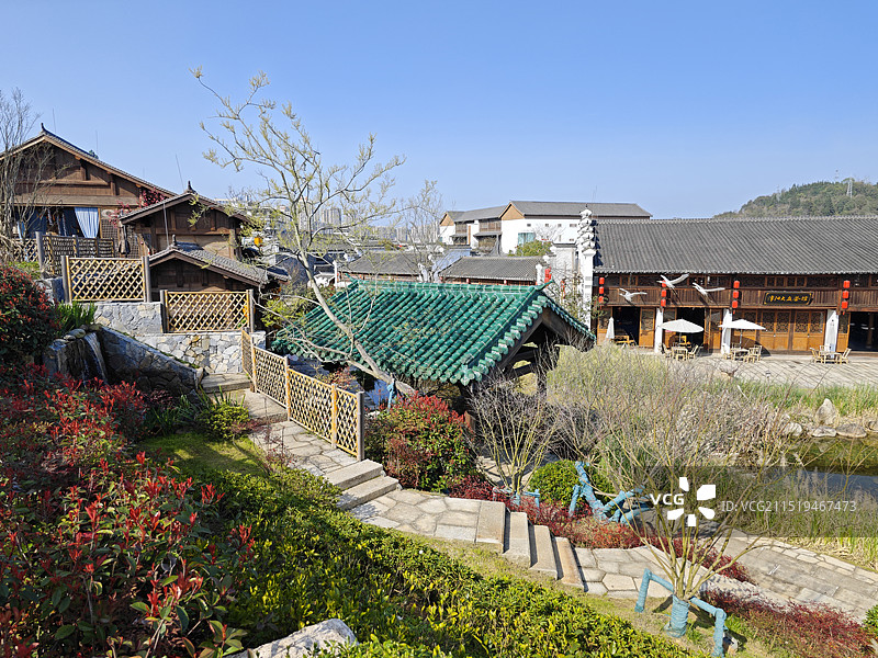 武夷梦华录古建博物馆室外休闲文创空间木建筑咖啡馆图片素材