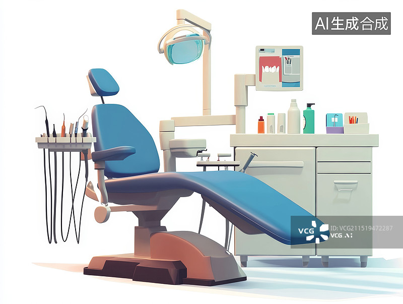 【AI数字艺术】牙医设备牙医诊所图片素材