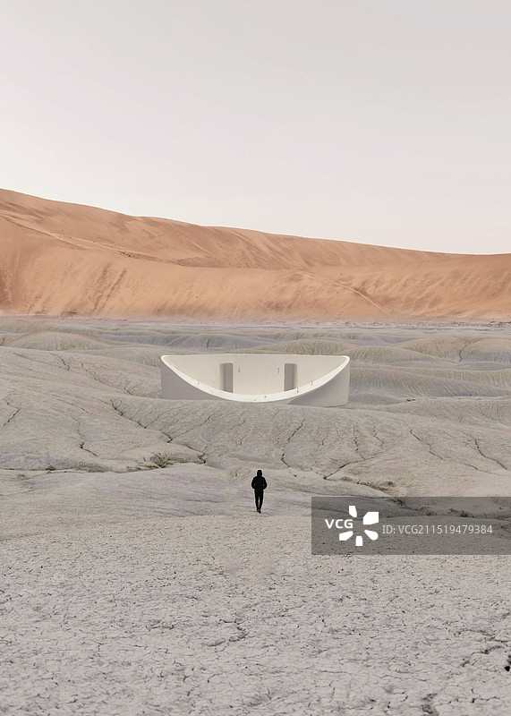 从荒芜走进文明世界的缺口图片素材