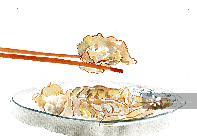 春节吃饺子图片素材