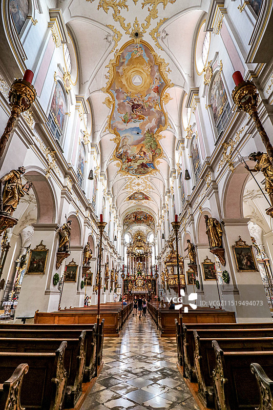 德国：慕尼黑，圣彼得教堂图片素材