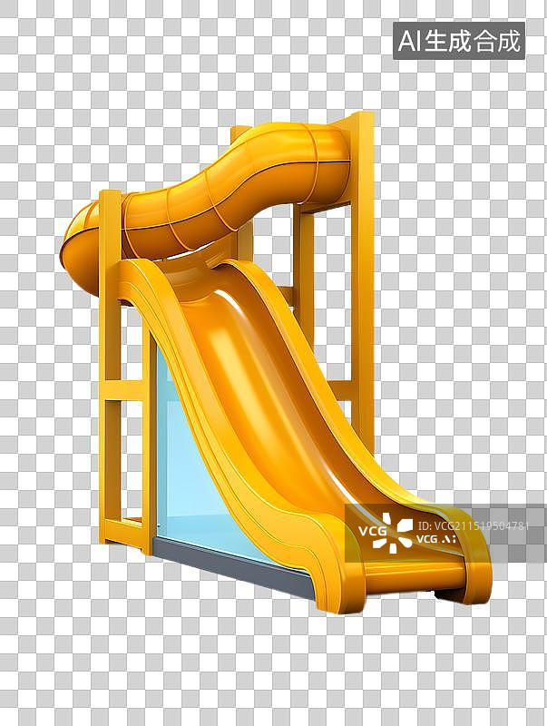 【AI数字艺术】童趣滑梯游乐场图片素材