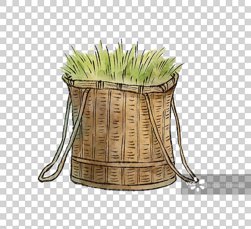 草药老中医中医医生中医药材望闻问切行医看病—国画古风水墨国风元素图片素材