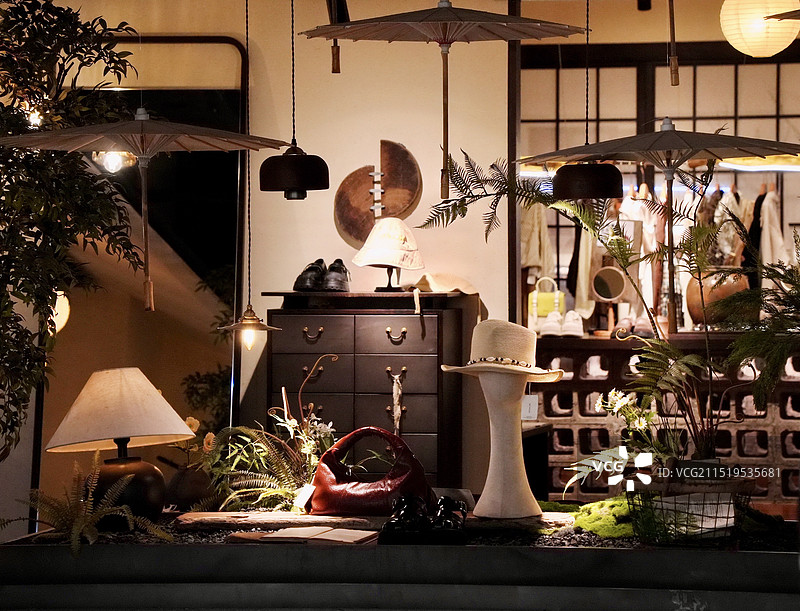 服装店一角图片素材