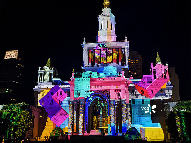 上海展览中心图片素材