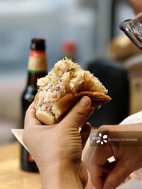 蟹肉卷图片素材