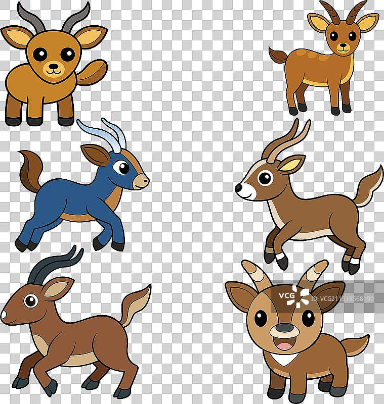 水羚设计动物图片素材