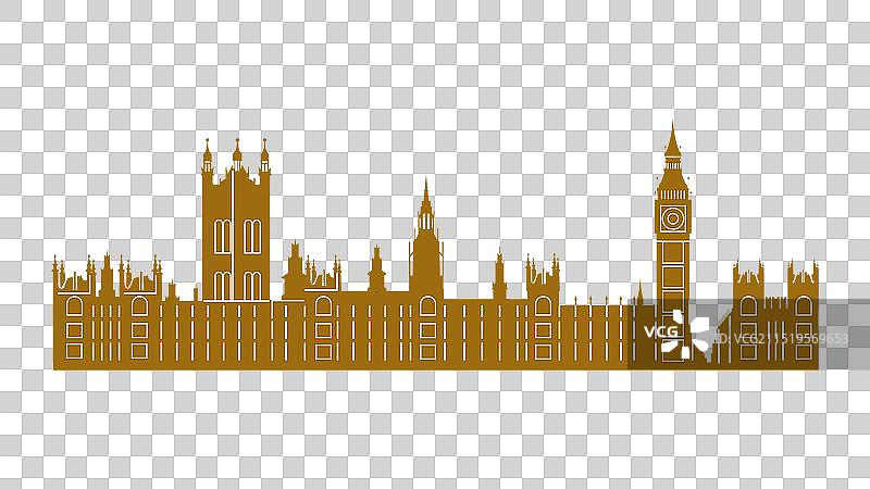 大本钟和议会大厦图片素材