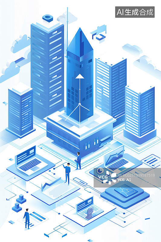 【AI数字艺术】金融商务 等距视角 图表 B端图标  储蓄理财概念 金币金融储蓄概念，人工智能主题海报，电脑展示数据图片素材