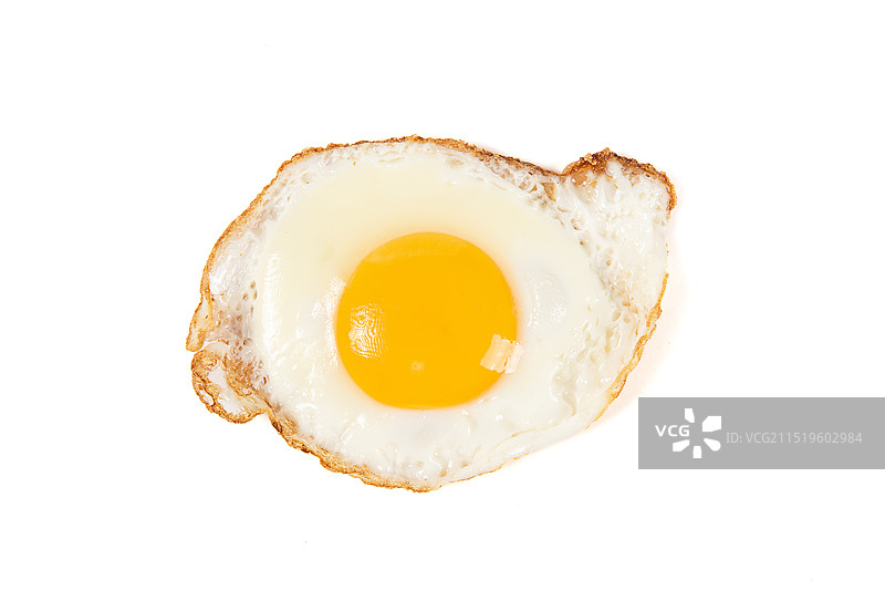 白底上的一个荷包蛋图片素材