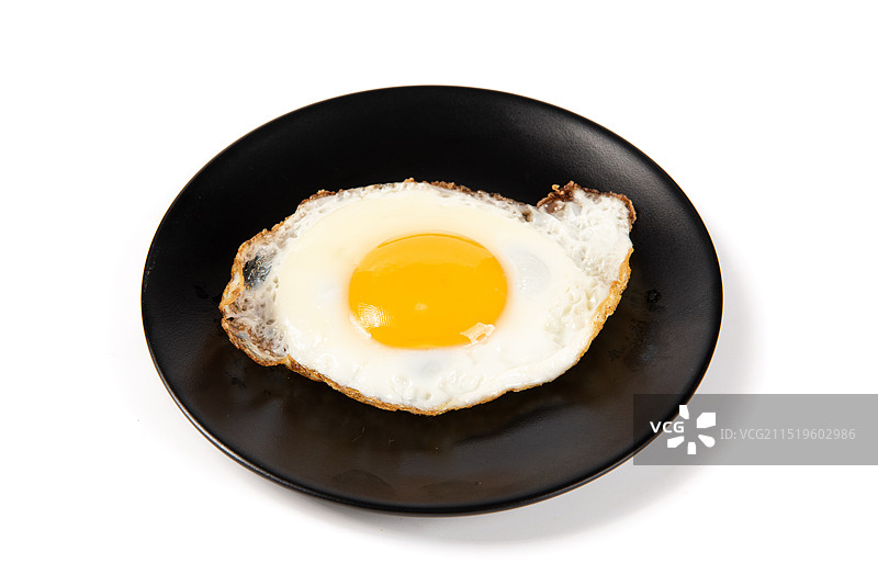 白底上的一个荷包蛋图片素材