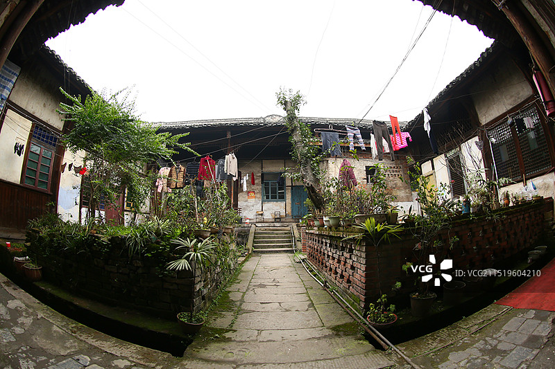 自贡贡井老街图片素材