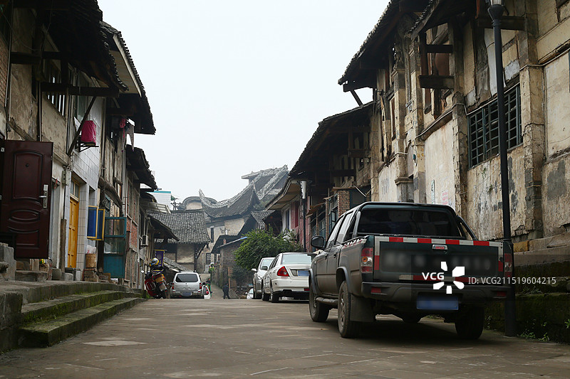 自贡贡井老街图片素材