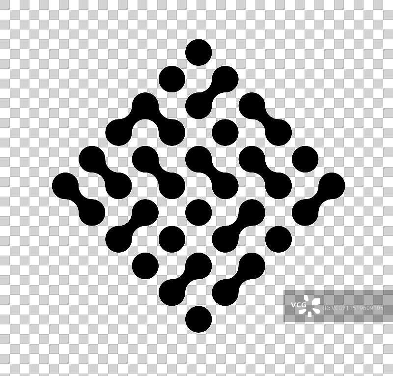 圆形流体过渡logo集成抽象设计图片素材