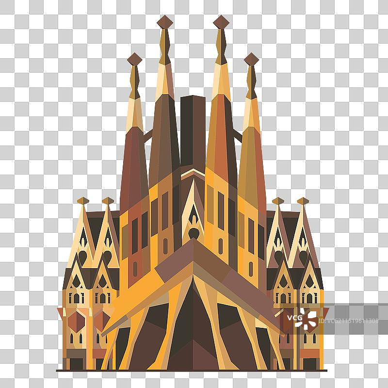 圣家族教堂图片素材