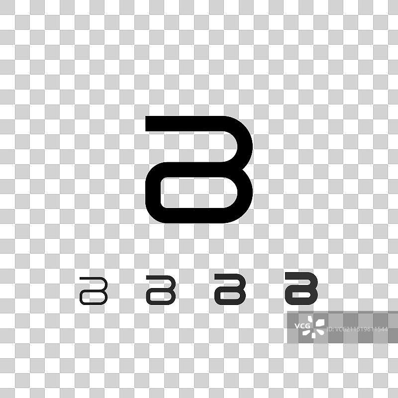 技术数字字体网络字母集图片素材
