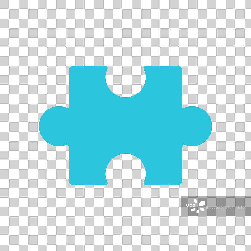 拼图图标：问题解决与缺失的碎片图片素材