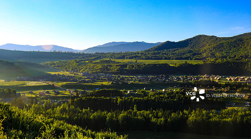 图瓦村落的独特魅力图片素材