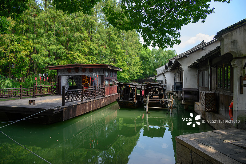 浙江省嘉兴市乌镇风景区图片素材
