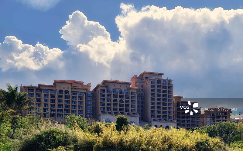 昆明抚仙湖希尔顿酒店图片素材