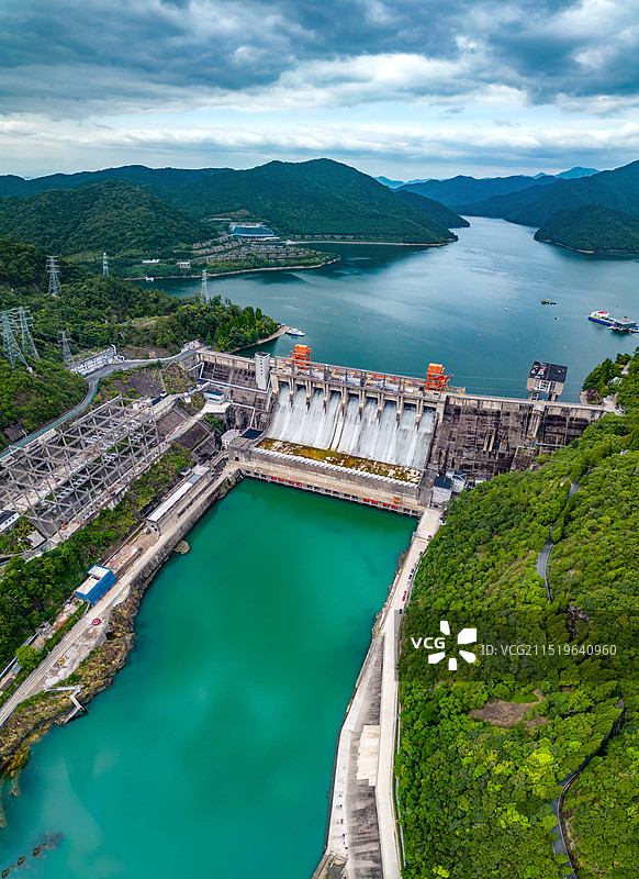 杭州建德新安江水电站图片素材