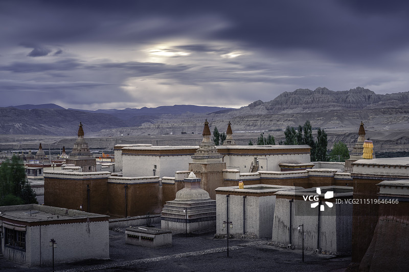 札达土林与托林寺图片素材