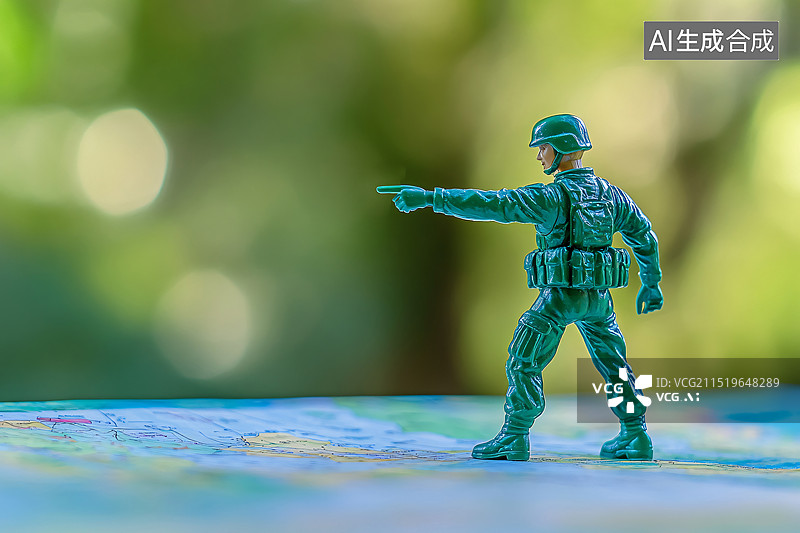 【AI数字艺术】士兵战士兵人模型玩偶图片素材
