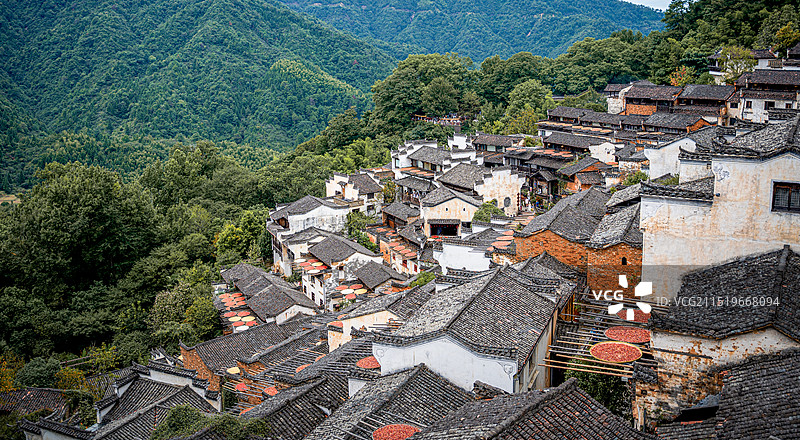 篁岭晒秋图片素材