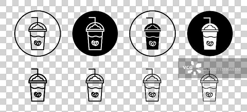 冰沙图标集图片素材