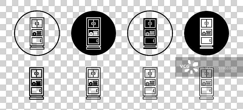 厨房橱柜图标合集图片素材
