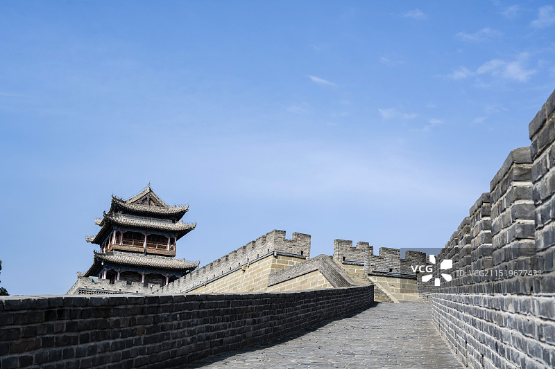 陕西府谷府州城图片素材