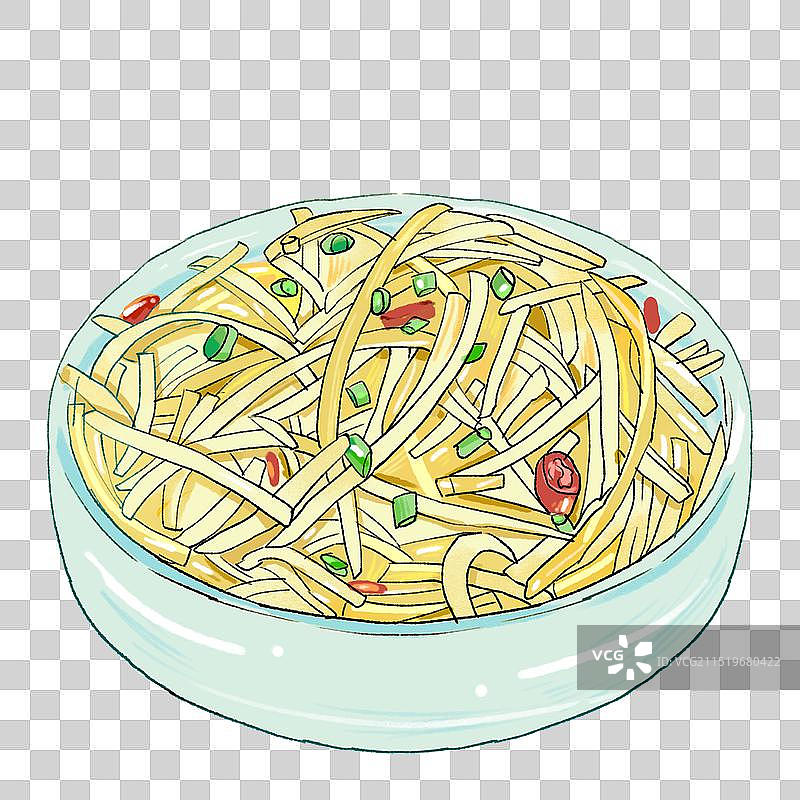 土豆丝图片素材