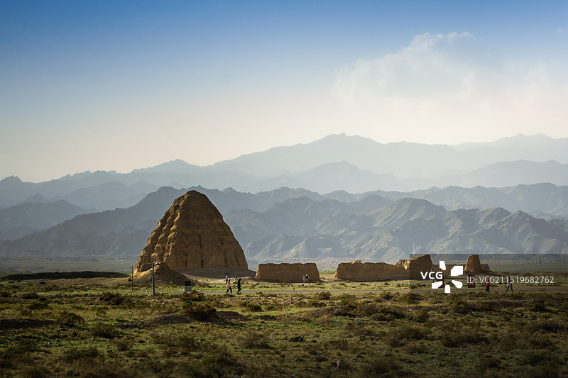 宁夏银川西夏王陵图片素材