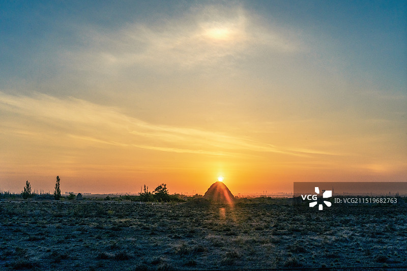 宁夏银川西夏王陵图片素材
