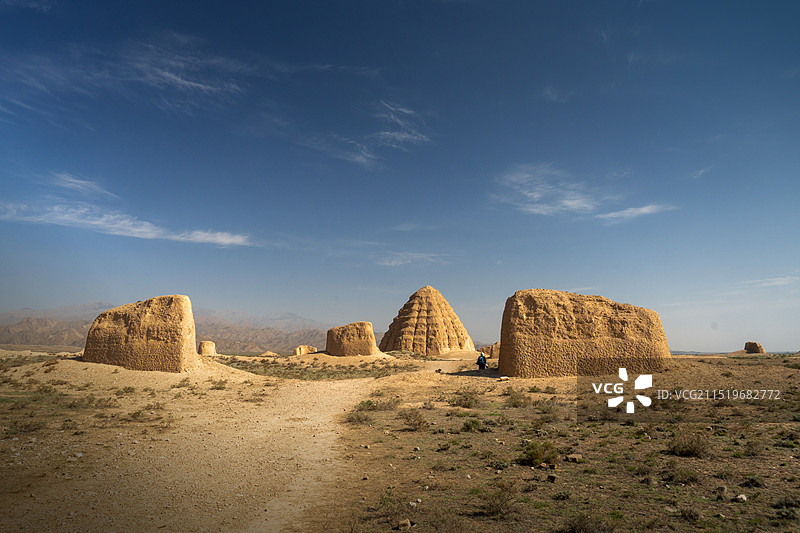 宁夏银川西夏王陵图片素材