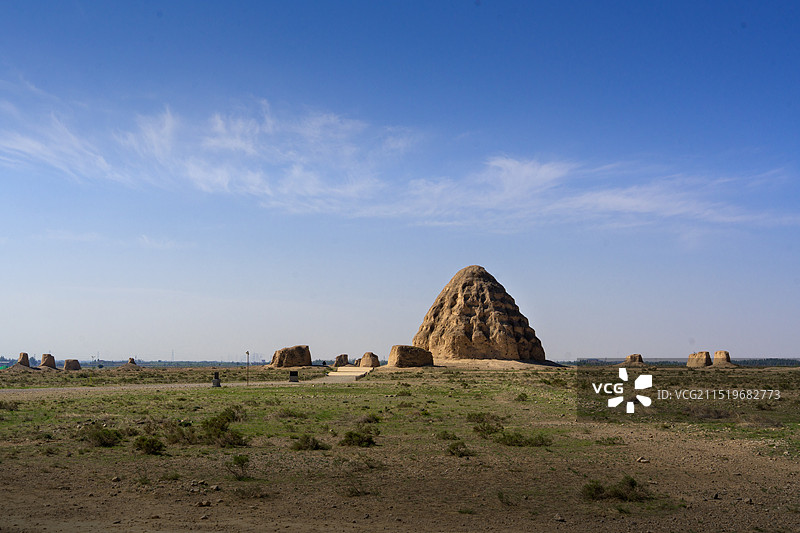 宁夏银川西夏王陵图片素材